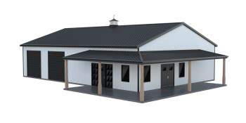 metal building half house half shop|40x60 Shop with Living Quarters .